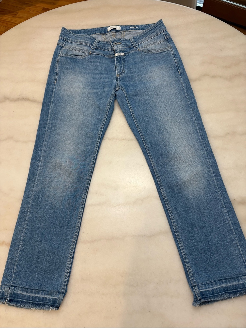 Closed Italian denim straight leg jean
